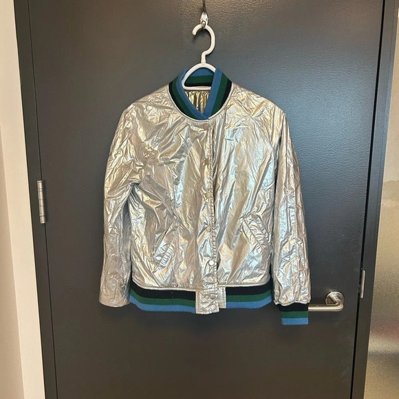 Fun Y2K Levi’s reversible thermal jacket women’s medium but is def for  all - Picture 3 of 9